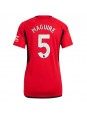 Ženski Nogometna dresi replika Manchester United Harry Maguire #5 Domači 2023-24 Kratek rokav